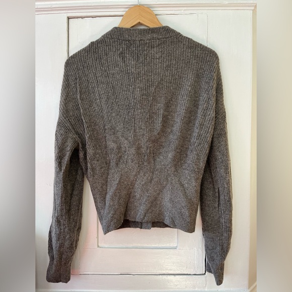 Stockholm Atelier & other stories wool / yak hair blend cardigan size S - Picture 2 of 9